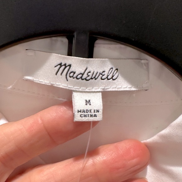 Madewell White Shirt Dress - Picture 2 of 7